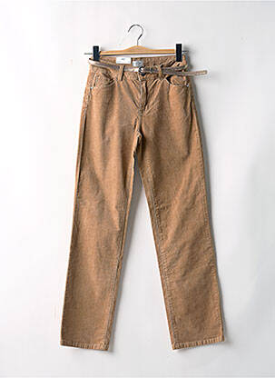 Pantalon slim beige C'EST BEAU LA VIE femme