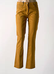 Pantalon slim jaune JULIE GUERLANDE pour femme seconde vue