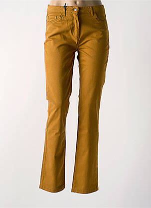 Pantalon slim jaune JULIE GUERLANDE pour femme