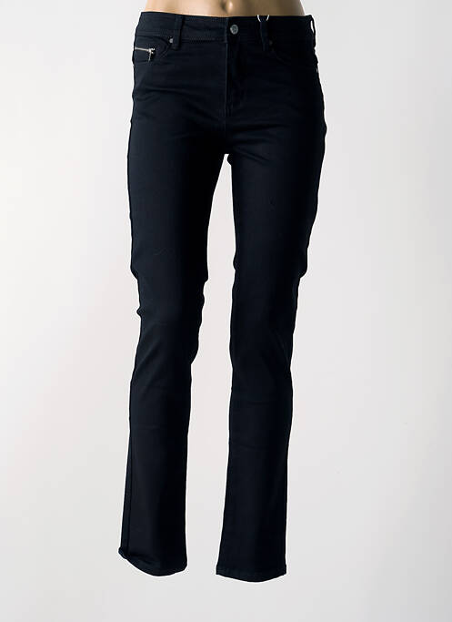 Jeans coupe slim noir C'EST BEAU LA VIE pour femme