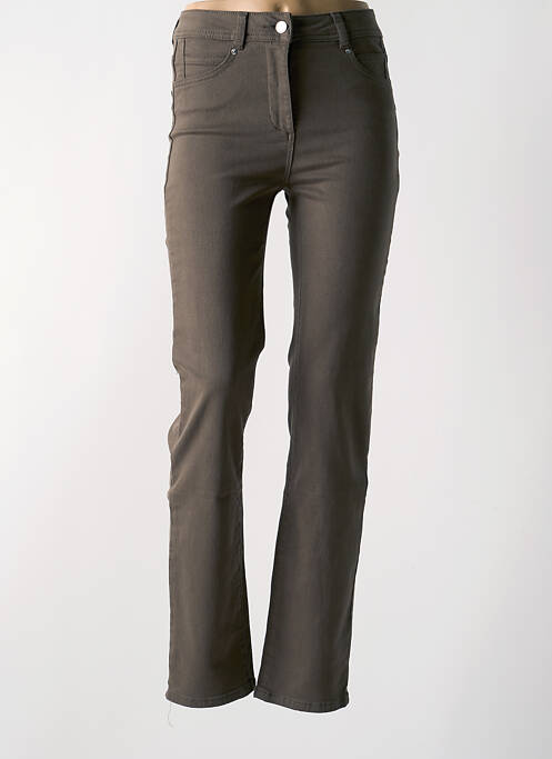 Pantalon droit vert DIANE LAURY pour femme