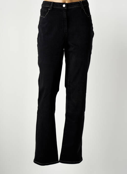 Jeans coupe slim noir DIANE LAURY pour femme