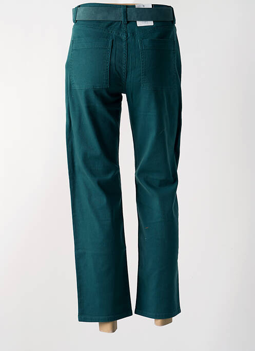 Pantalon droit vert C'EST BEAU LA VIE pour femme