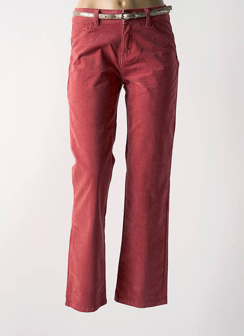 Pantalon slim rose C'EST BEAU LA VIE pour femme