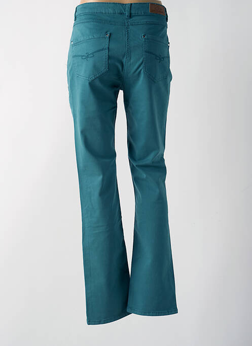 Jeans coupe slim vert JULIE GUERLANDE femme