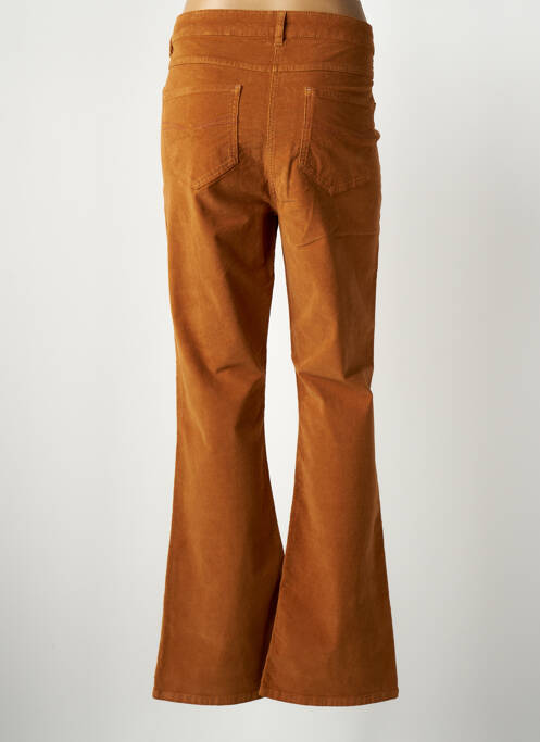 Pantalon flare jaune JULIE GUERLANDE pour femme