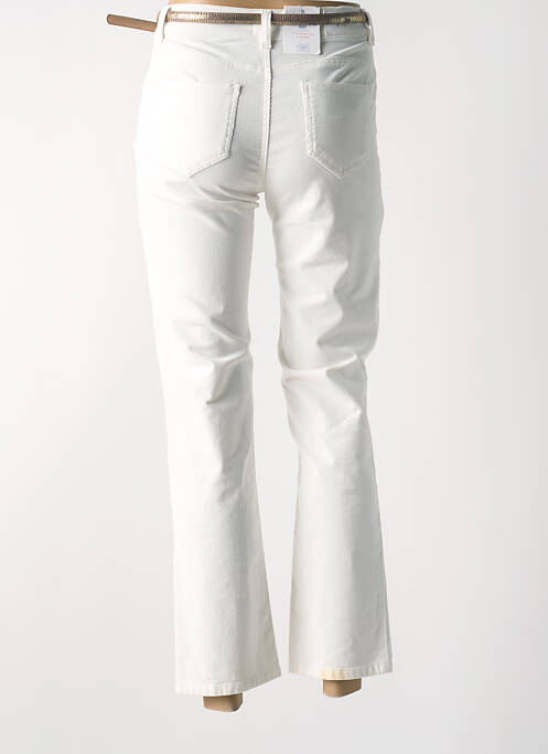 Pantalon slim ecru C'EST BEAU LA VIE pour femme