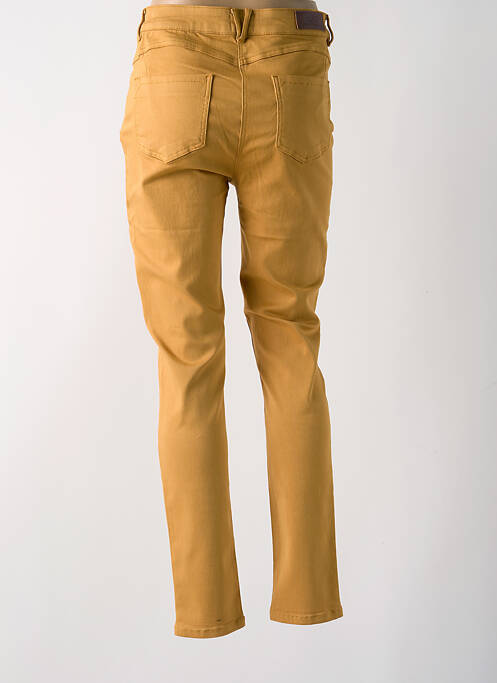 Pantalon slim jaune JULIE GUERLANDE pour femme