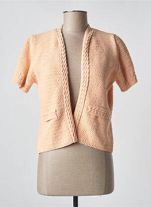 Gilet manches courtes orange MANGO femme