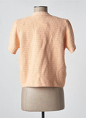 Gilet manches courtes orange MANGO femme