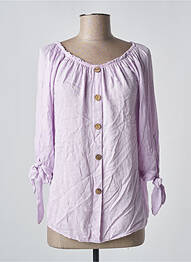 Blouse violet HAILYS femme