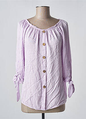 Blouse violet HAILYS pour femme