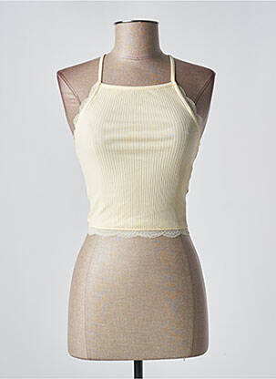 Crop top jaune TALLY WEIJL femme