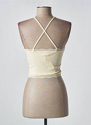 Crop top jaune TALLY WEIJL femme
