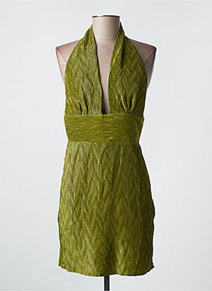 Robe courte vert OGL femme