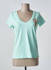 T-shirt vert MORA pour femme seconde vue