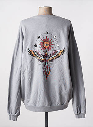 Sweat-shirt gris KAOTIKO femme