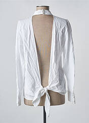 Blouse blanc DEUX. BY ELINE DE MUNCK pour femme seconde vue