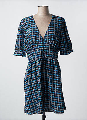 Robe courte bleu JACQUELINE DE YONG femme