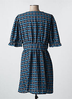 Robe courte bleu JACQUELINE DE YONG femme