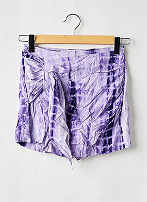 Short violet CEMI pour femme