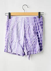 Short violet CEMI pour femme seconde vue