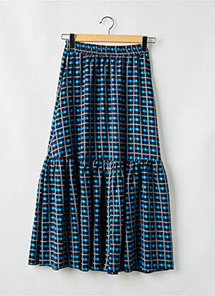 Jupe longue bleu JACQUELINE DE YONG femme