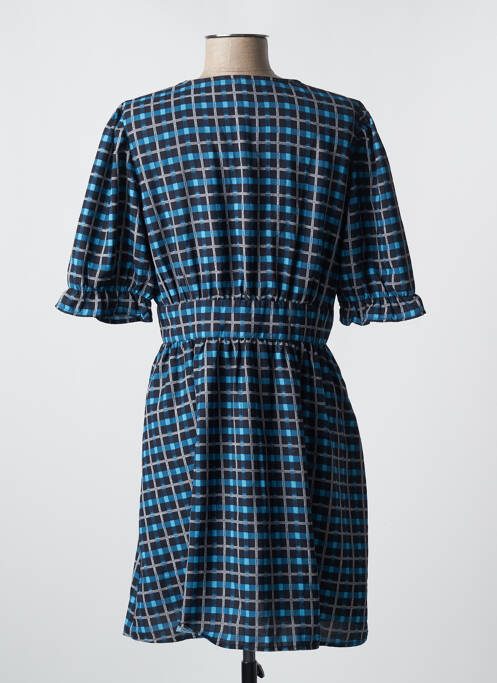 Robe courte bleu JACQUELINE DE YONG pour femme