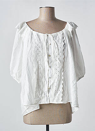 Blouse blanc MANGO pour femme