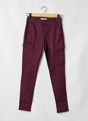 Pantalon cargo rouge VERO MODA pour femme seconde vue