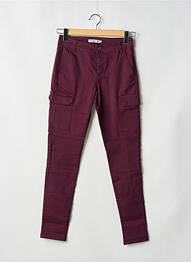 Pantalon cargo rouge VERO MODA femme
