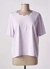 T-shirt violet CEMI pour femme seconde vue