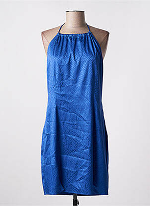 Robe mi-longue bleu OGL pour femme