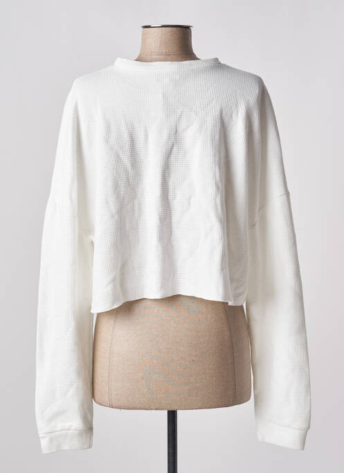 Crop top blanc TALLY WEIJL pour femme