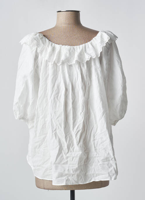 Blouse blanc MANGO pour femme