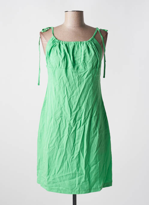 Robe courte vert OGL pour femme