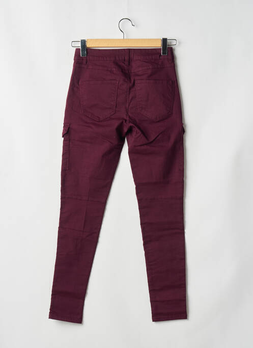Pantalon cargo rouge VERO MODA pour femme