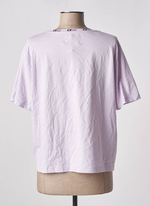 T-shirt violet CEMI pour femme