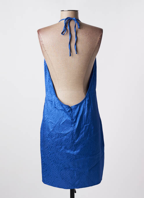 Robe mi-longue bleu OGL pour femme