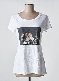 T-shirt blanc STRANGER THINGS femme