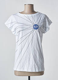 T-shirt blanc R.EV 1703 BY REMCO EVENPOEL  femme