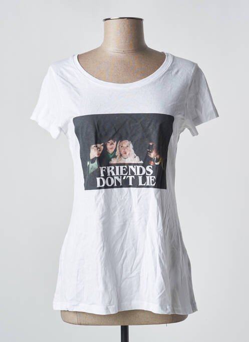 T-shirt blanc STRANGER THINGS pour femme