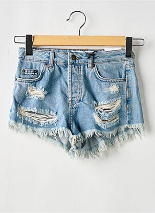 Short bleu SUBDUED femme