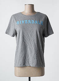 T-shirt gris RIVERDALE femme