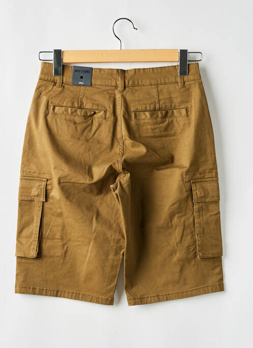 Short marron ONLY&SONS pour homme