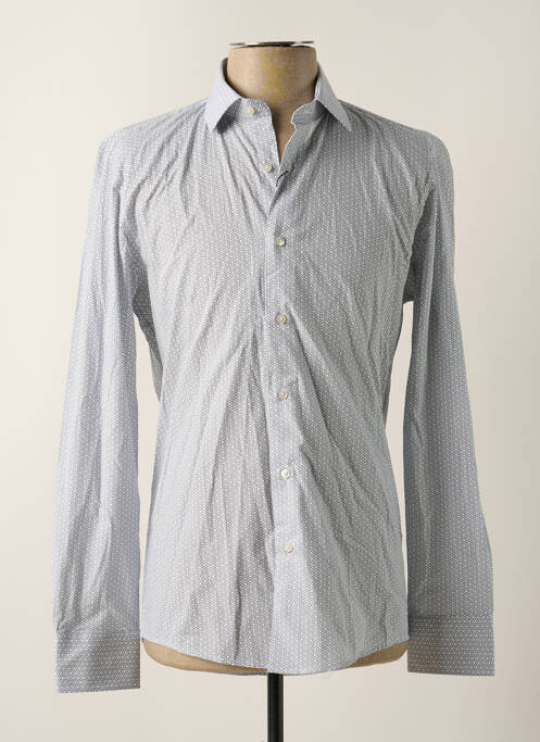 Chemise manches longues gris BRUCE & BUTLER  pour homme