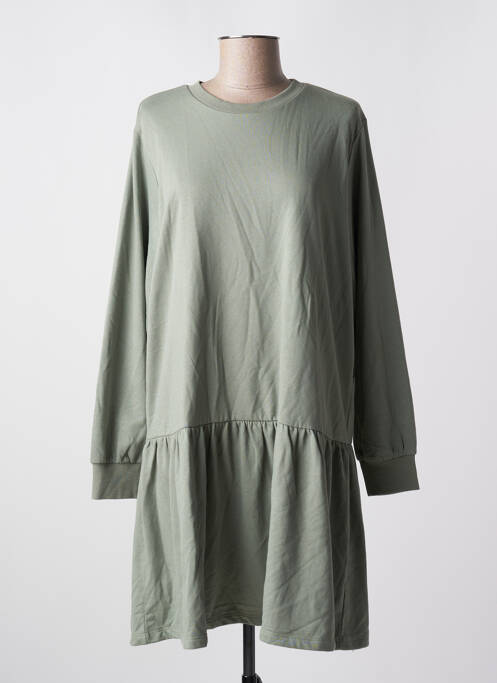 Robe mi-longue vert JACQUELINE DE YONG pour femme