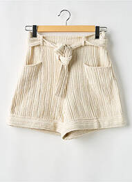 Short beige FOUDRE BY AURELIE VAN DAELEN femme