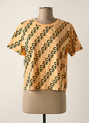 T-shirt orange CEMI femme