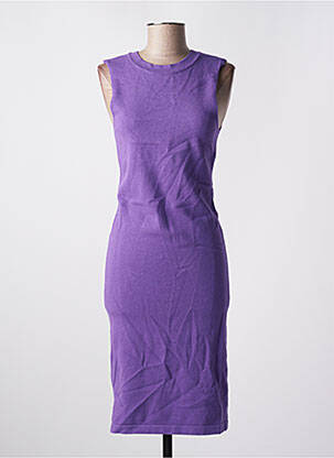 Robe mi-longue violet OGL femme